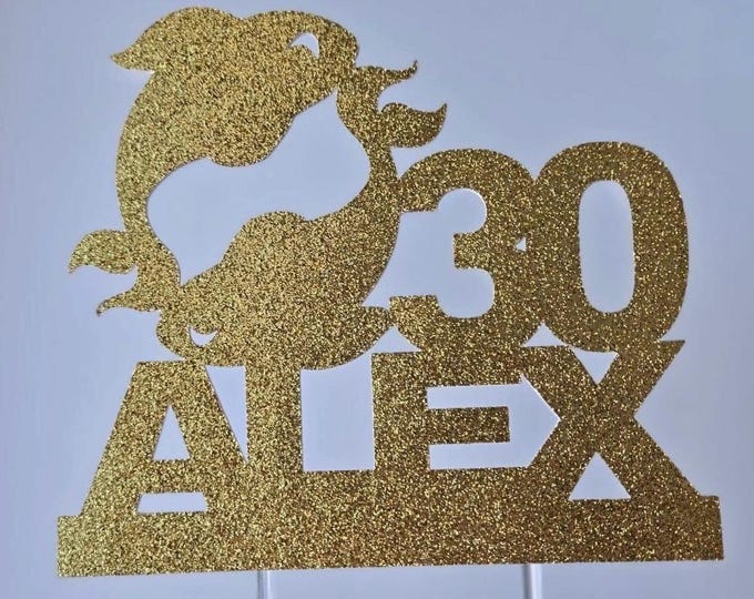 Pisces cake topper, zodiac cake topper, Pisces birthday cake topper, Pisces cupcake toppers, zodiac party supplies, zodiac birthday