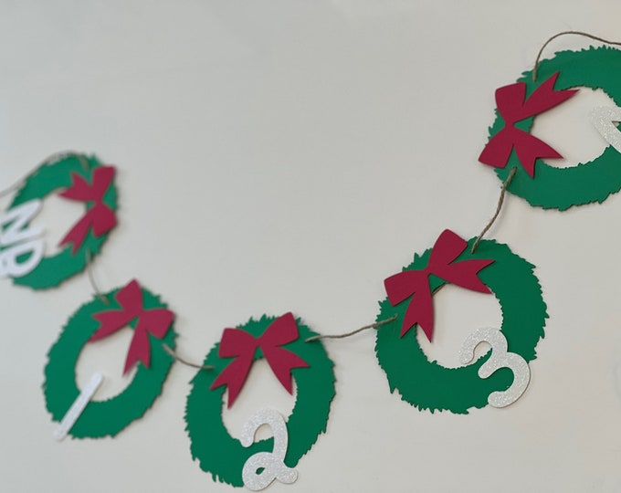 Christmas monthly banner, Christmas monthly  photo banner, Christmas photo banner, Christmas birthday banner, Christmas banner