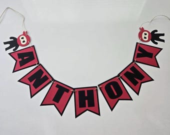 Ninja banner, ninja birthday banner, ninja party decorations, ninja party supplies, little ninja banner, little ninja banner