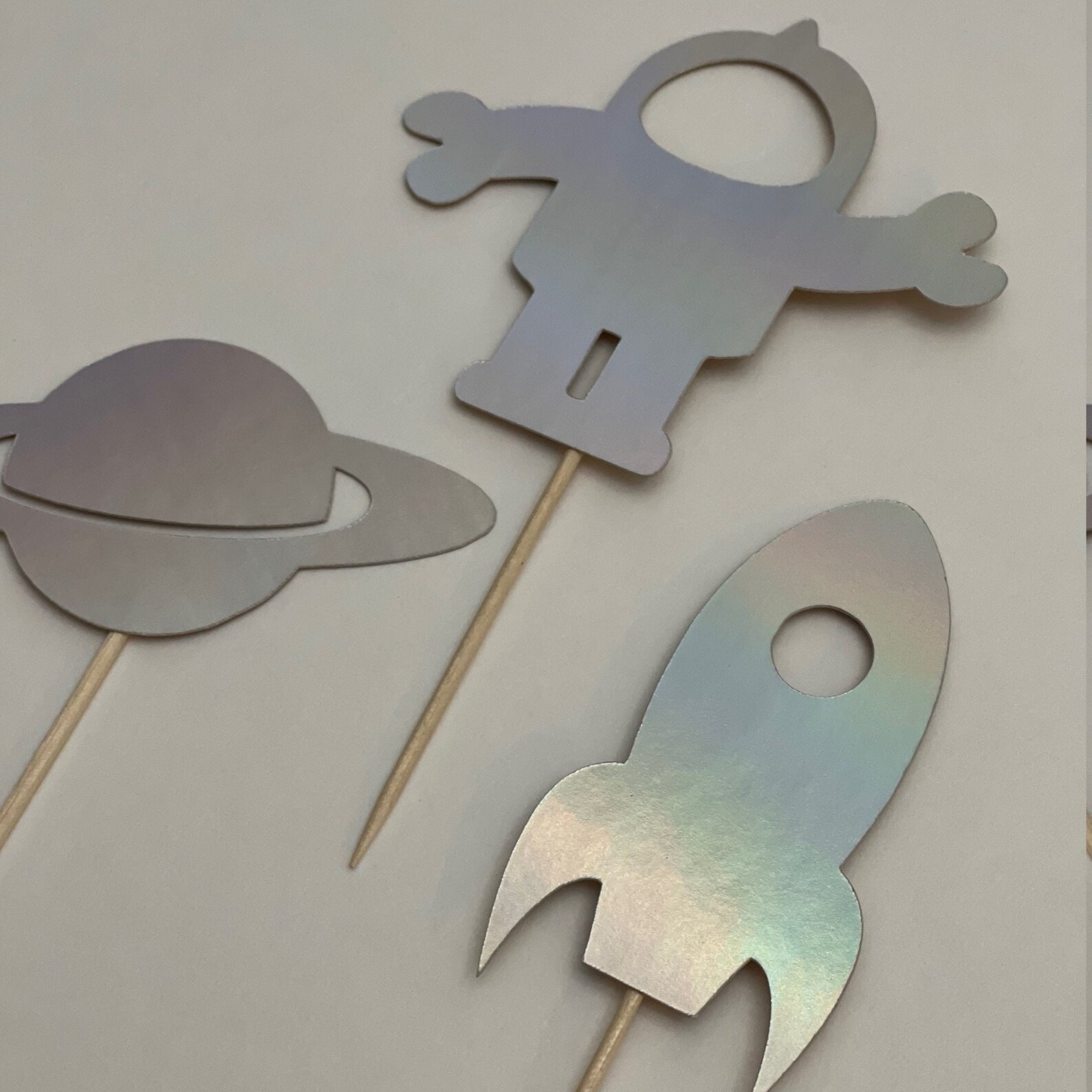 Space Cupcake Toppers Outer Space Cupcake Toppers Space Etsy