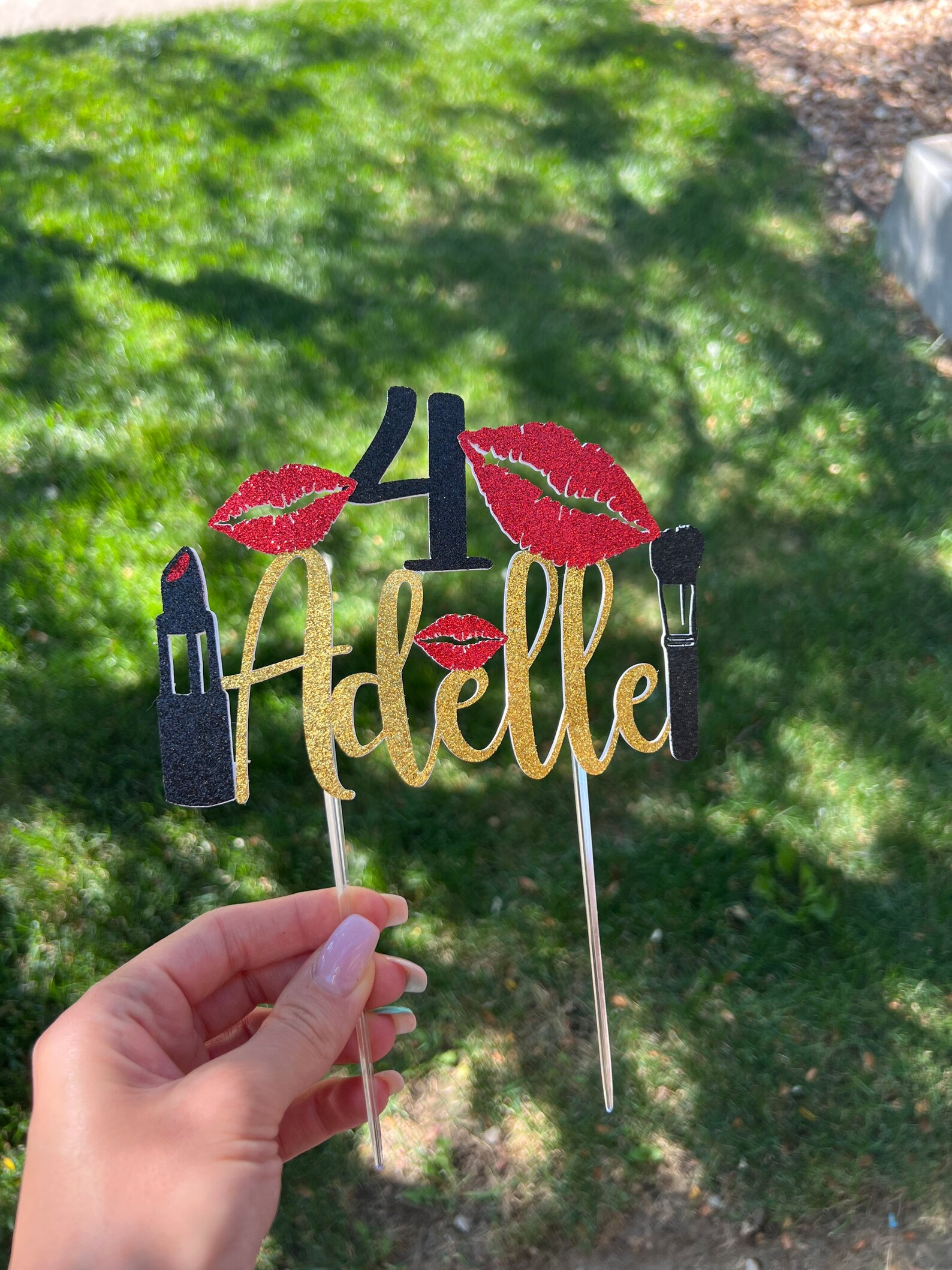 Makeup Cake Topper Makeup Artist Cake Topper Makeup Topper Etsy