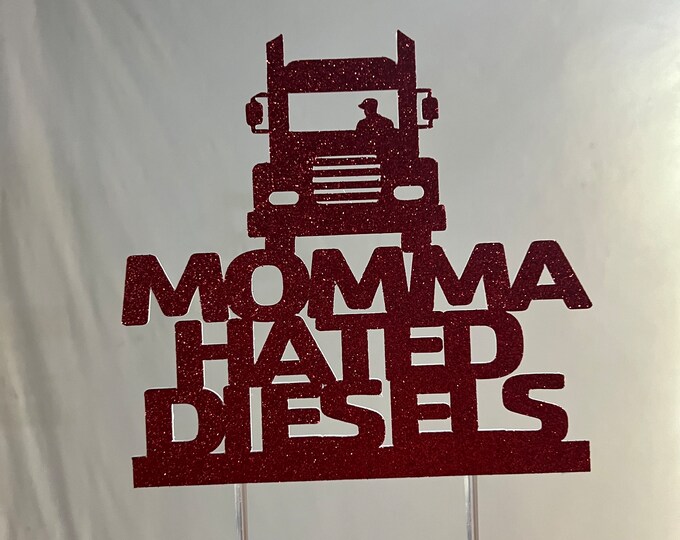 Trucker cake topper, trucking cake topper, semi truck cake topper, trucking topper, trucker birthday cake topper, semi truck cake topper