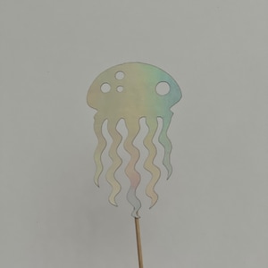 Jellyfish Cupcake toppers, jellyfish toppers, sea cupcake toppers, ocean cupcake toppers, ocean toppers, jellyfish party decorations