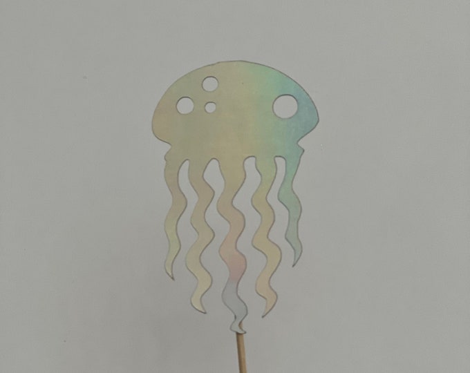 Jellyfish Cupcake toppers, jellyfish toppers, sea cupcake toppers, ocean cupcake toppers, ocean toppers, jellyfish party decorations