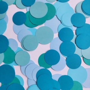 Blue Dot Confetti: Baby Shower Party Decor (250 Pieces)