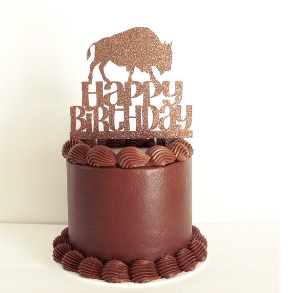 Buffalo Bill Cake Topper Etsy