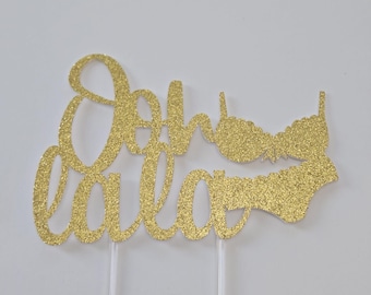 Bridal shower cake topper, lingerie cake topper, lingerie topper, Bachelorette shower cake topper, lingerie topper, lingerie toppers,