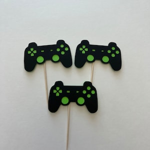 Video Games Cupcake Toppers, Gamer Cupcake Toppers, Gaming Cupcake ...