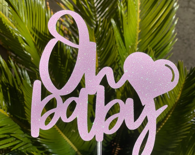 Oh baby cake topper, Valentines Day  gender reveal cake topper, Valentines baby cake topper, valentines gender reveal party