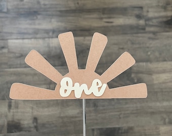First Trip Around the Sun Cake Topper: 1st Birthday Party Decor
