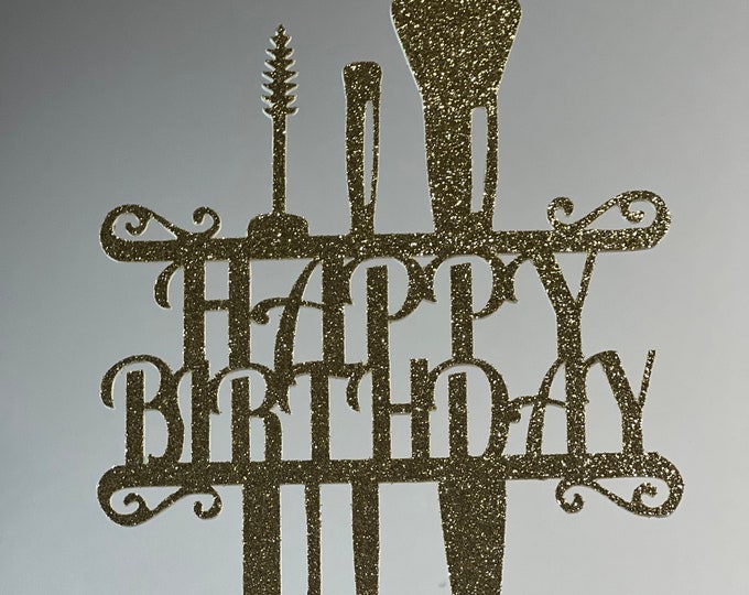Makeup cake topper, makeup artist cake topper, makeup topper, makeup birthday cake topper, mua cake topper, mua birthday cake topper