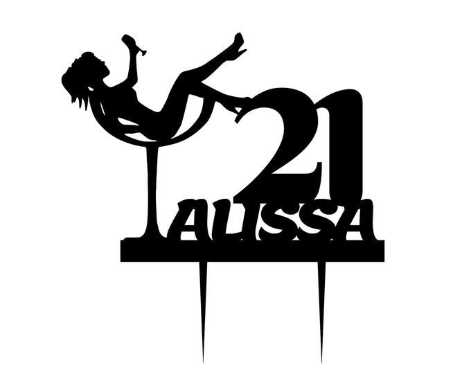 Twenty one cake topper, Legal AF cake topper, 21 cake topper, Im 21 cake topper, first drink cake topper, 21st birthday cake topper