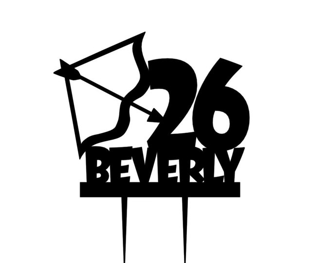 Sagittarius cake topper, zodiac cake topper, birthday cake topper, Sagittarius  toppers, zodiac party supplies, zodiac topper