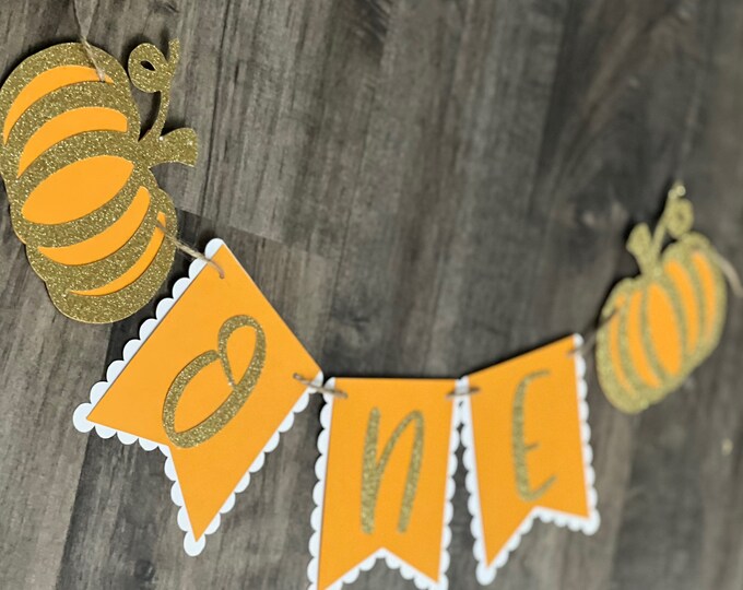 Fall first birthday banner, fall banner, leaves changing colors banner, falling leaves banner, pumpkin birthday banner, fall birthday decor