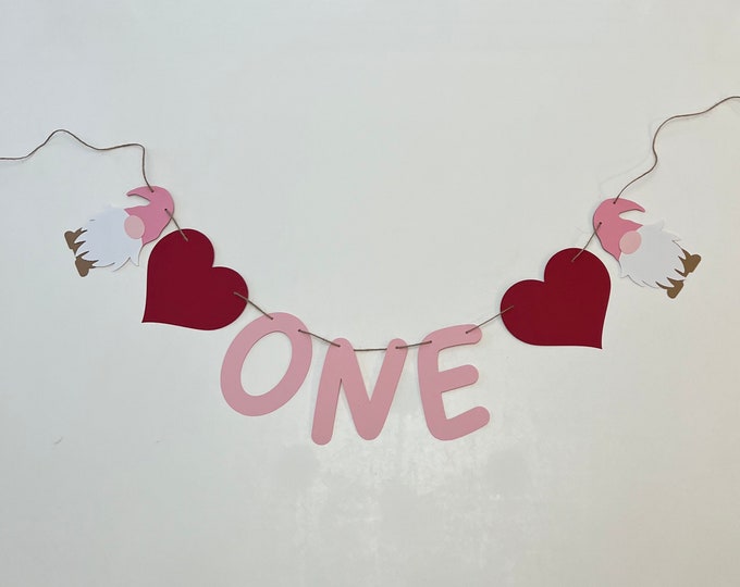 Valentines one banner, heart one banner, valentines first birthday banner, valentines banner, hearts banner, I’m one banner