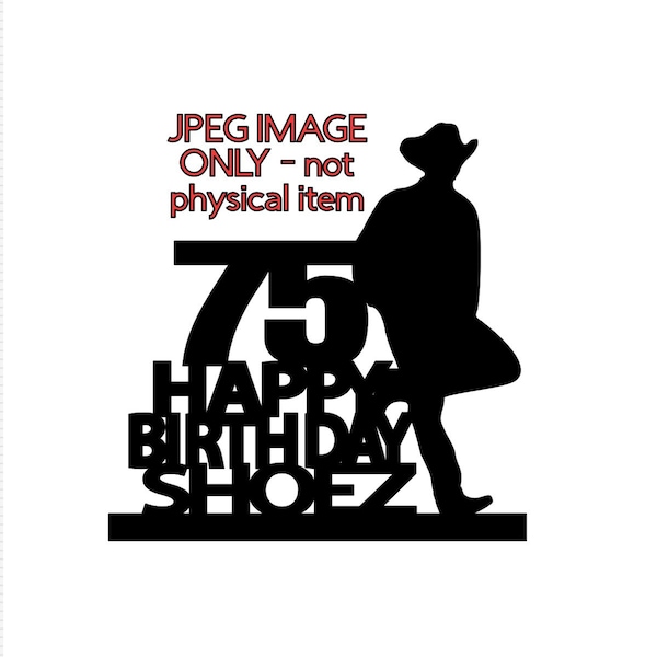 Vaquero Cake Topper Etsy