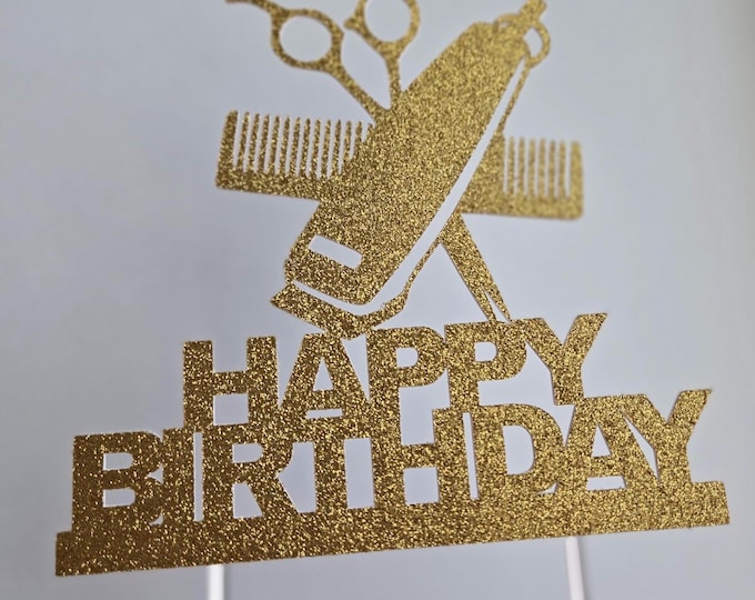 Barber Cake Topper