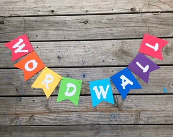 Rainbow banner, Rainbow birthday banner, Custom rainbow banner, Rainbow party decorations, Rainbow hanging banner, rainbow decorations