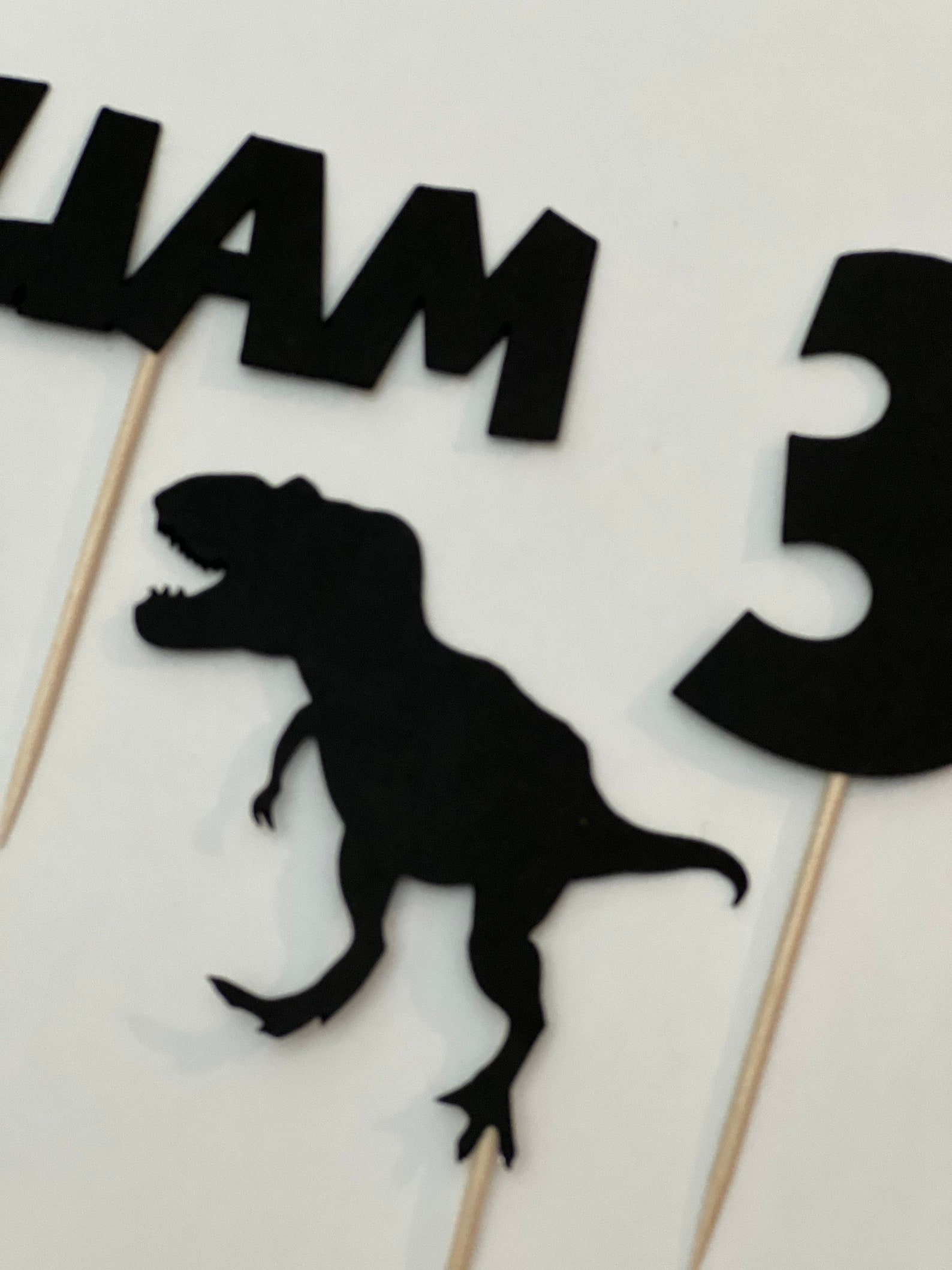 Dinosaur Cupcake Toppers Dinosaur Cake Toppers T Rex Cupcake Etsy