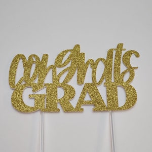 Graduation cake topper, congrats grad cake topper, congrats cake topper, grad cake topper, graduate cake topper, graduation topper