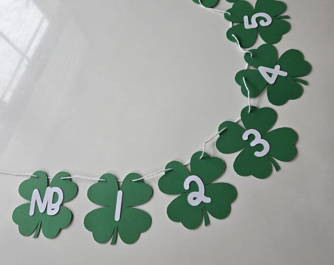 Clover photo banner, clover monthly photo banner, shamrock photo banner, shamrock monthly photo banner, st Patricks photo banner