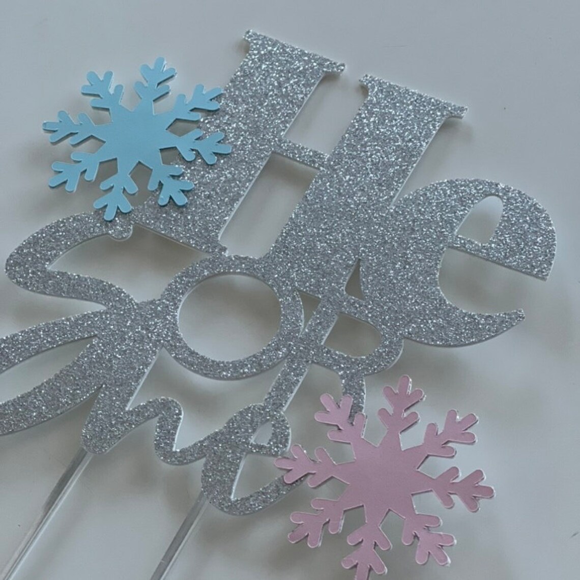 Winter Gender Reveal Cake Topper Christmas Gender Reveal Cake - Etsy