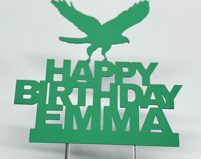 Eagle cake topper, Eagle birthday cake topper, Eagle topper, Eagle cupcake toppers, Hawk cake topper, Hawk topper, Bald eagle cake topper