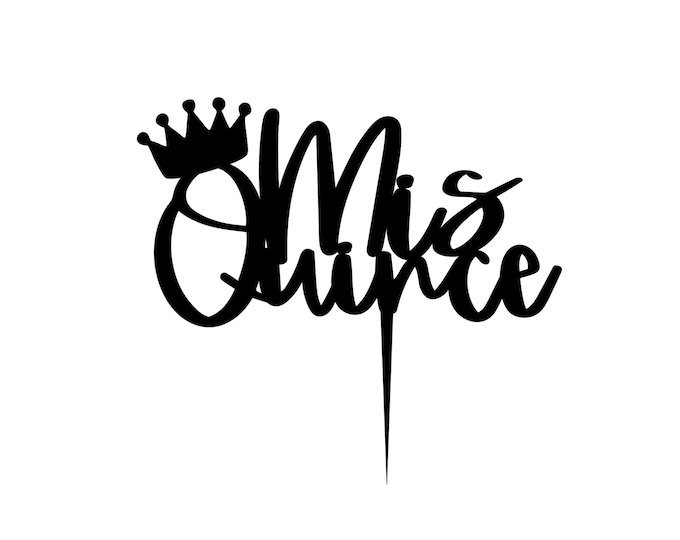 Mis Quince cake topper, fifteen cake topper, Quinceanera cake topper, Quinceanera topper, Mis quince topper, Mis quince cupcake toppers