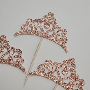 Tiara Toppers, Tiara Cupcake Toppers, Crown Cupcake Toppers, Crown ...