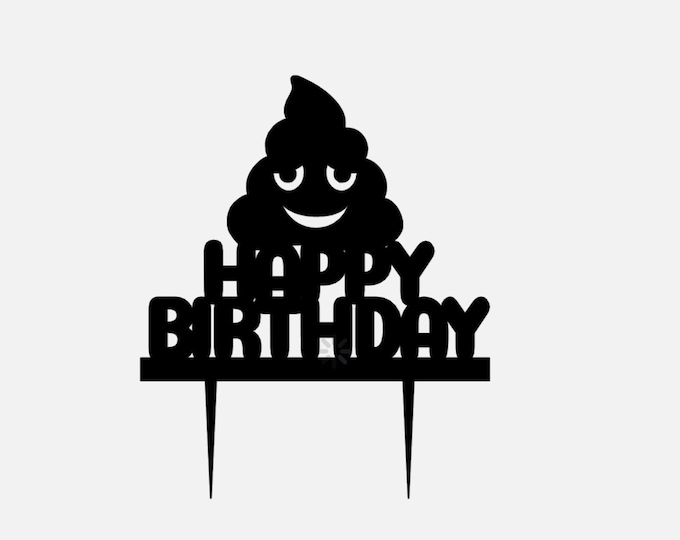 Turd cake topper, turd birthday cake topper, turd toppers, turd cake toppers, turd cupcake toppers, Poop cake toppers, poop toppers