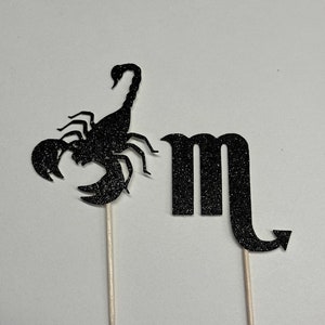 Scorpio cupcake toppers, Scorpio toppers, zodiac toppers, zodiac cupcake toppers, astrology cucpake toppers, 12 toppers