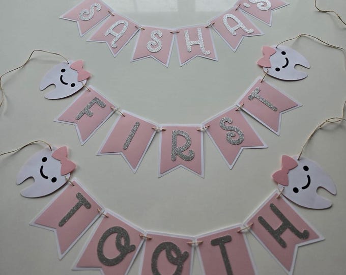 First tooth banner, Atam hatik banner, babys first tooth banner, my first tooth banner, Agra hadig banner, tooth banner, my first tooth