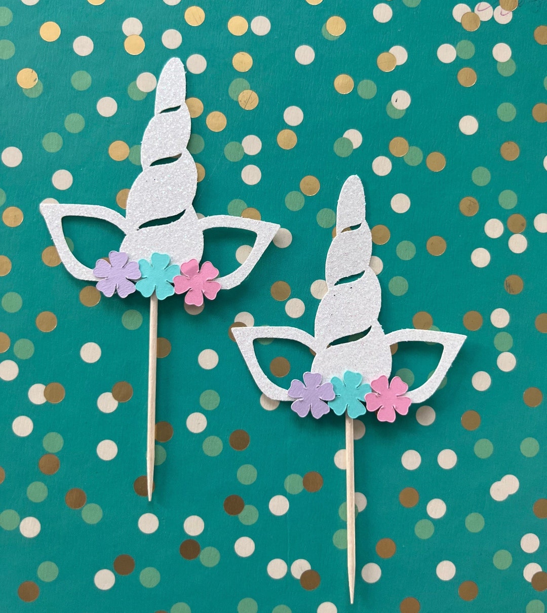 Unicorn Cupcake Toppers, Unicorn Cupcake Topper, Unicorn Cake Toppers