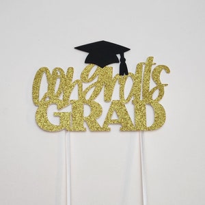Graduation cake topper, congrats grad cake topper, congrats cake topper, grad cake topper, graduate cake topper, graduation topper