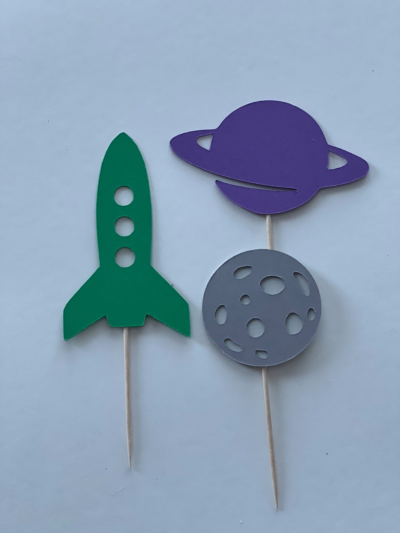 Space Cupcake Toppers Outer Space Cupcake Toppers Space Etsy