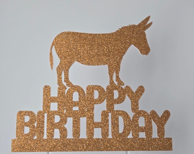Donkey cake topper, Donkey birthday cake topper, Donkey toppers, donkey cupcake toppers, donkey confetti, donkey cake toppers, donkey items