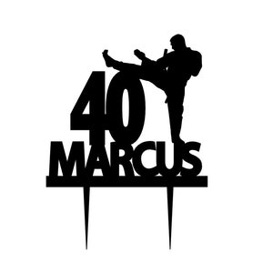 Karate cake topper, karate birthday cake topper, karate topper, martial arts cake topper, boy karate topper, boy karate cake topper