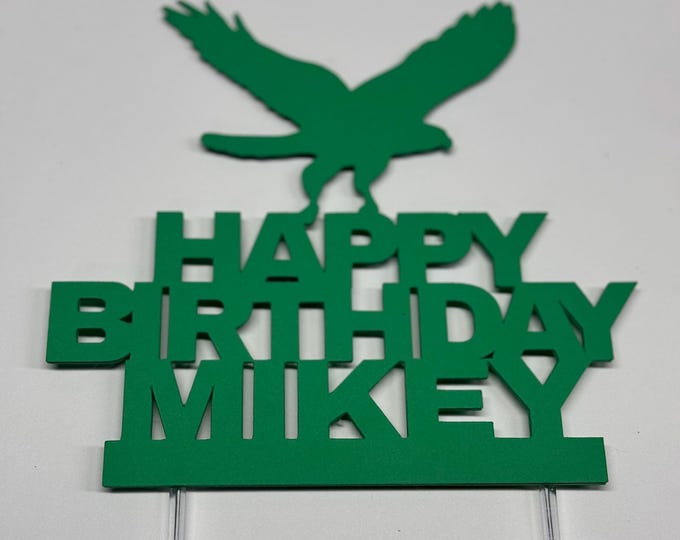 Eagle cake topper, Eagle birthday cake topper, Eagle topper, Eagle cupcake toppers, Hawk cake topper, Hawk topper, Bald eagle cake topper