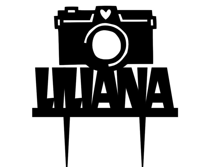 Camera cake topper, Camera birthday cake topper, Camera topper, Photography cake topper, Photographer cake topper, Photo camera cake topper
