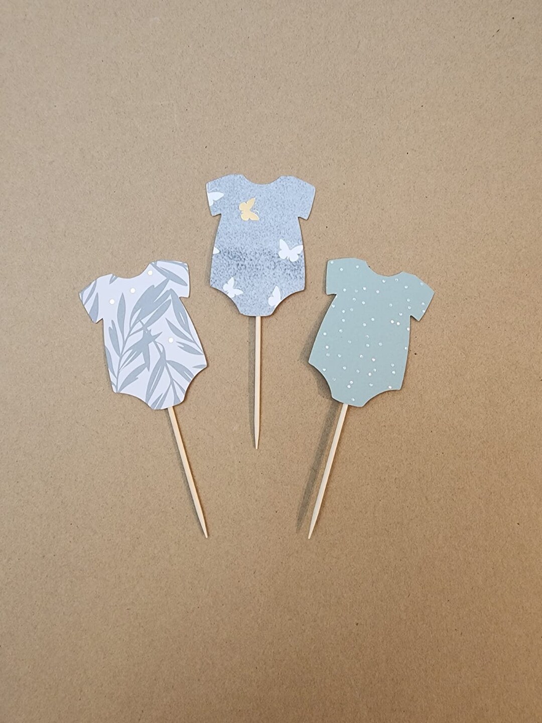 Onesie Cupcake Toppers, Onesie Toppers, Baby Onesie Toppers, Baby ...