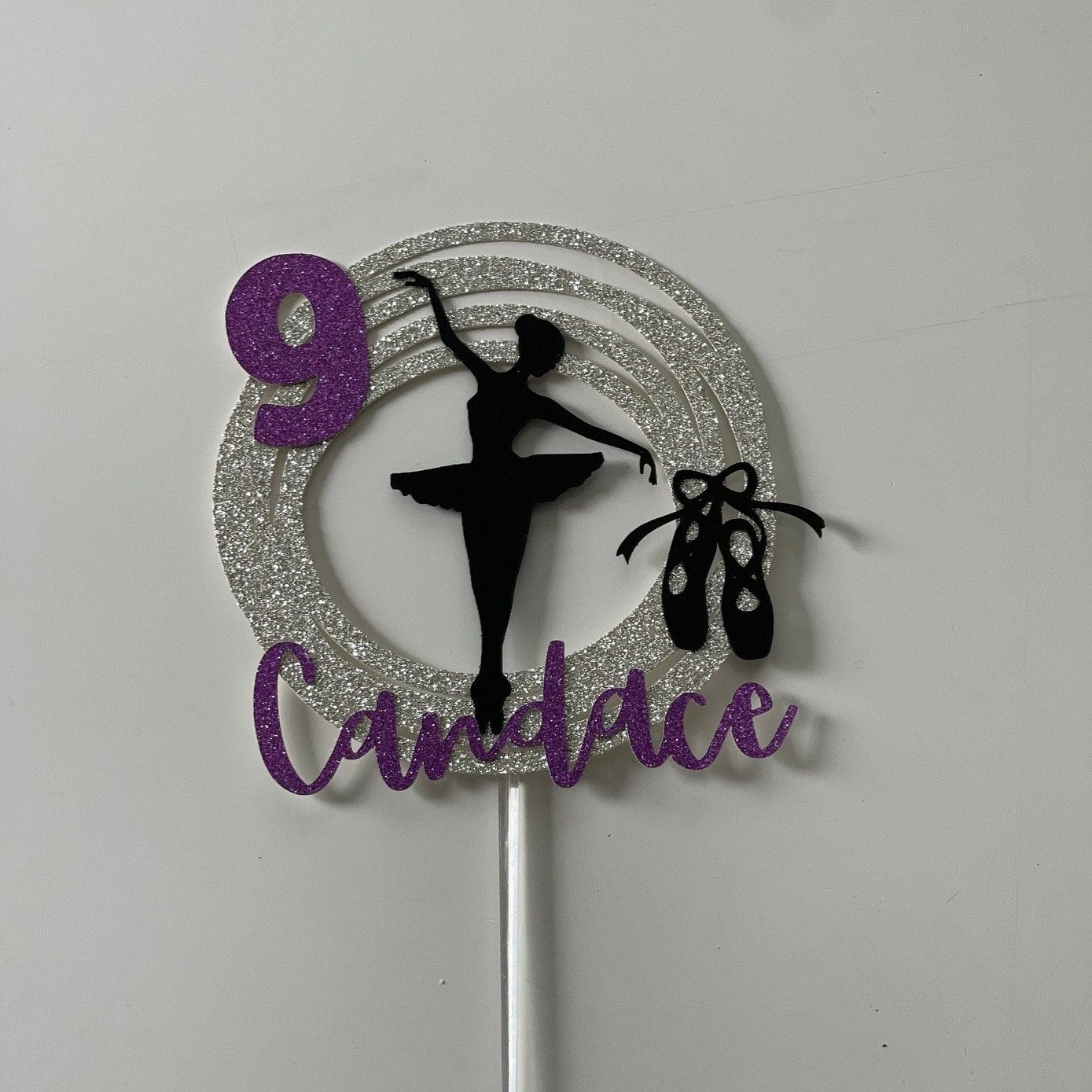 Ballerina cake topper, Ballerina birthday decoration, Gold cake topper – JO  SEASONS CRAFTS