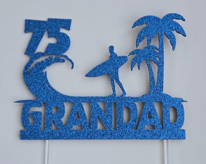 Surfing cake topper, Surfer cake topper, Surf cake topper, Surfer birthday cake topper, Surfing birthday cake topper, Surf birthday cake