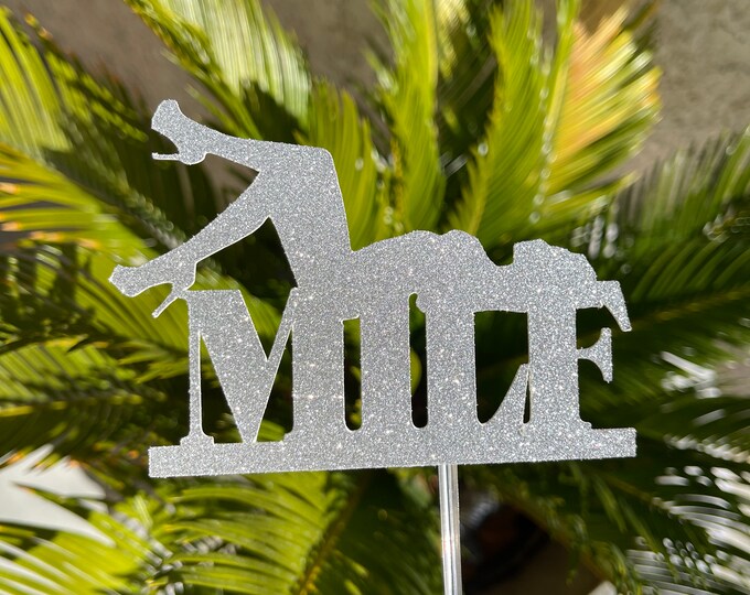 Milf cake topper, milf birthday cake topper, humorous cake topper, funny cake topper, mom cake topper, hot mom cake topper,