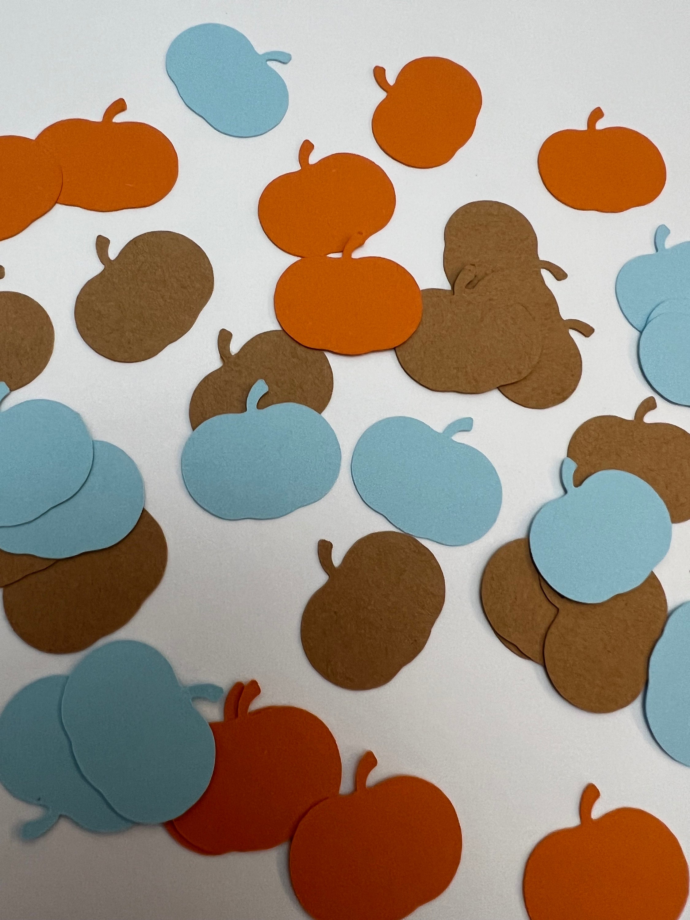 Pumpkin confetti little pumpkin confetti fall confetti fall gender reveal confetti little pumpkin decor 150 pieces