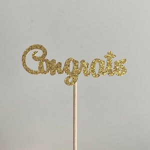 Congrats cupcake toppers, congratulations cupcake toppers, congrats toppers, custom cake toppers, graduation cupcake toppers, set of 12