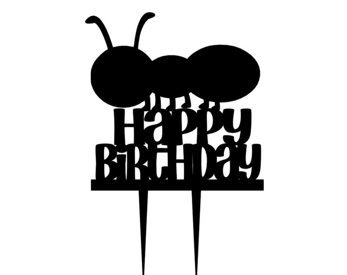 Ant cake topper, ant birthday cake topper, ants cake topper, ants cake topper, ant hill cake topper, bug cake topper, little ant cake topper