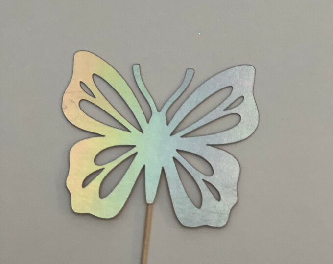 butterfly cupcake toppers, butterfly toppers, butterfly cupcake decor, set of 12