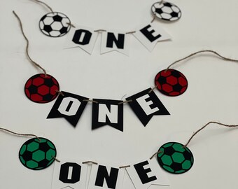 Soccer banner, soccer birthday banner, soccer party decorations, soccer garland, soccer ball banner, soccer party decor