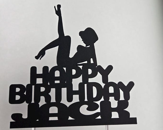 Pin Up Girl Birthday Cake Topper: Burlesque Party Decor