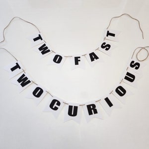 Fast one banner, Racing banner, race car birthday banner, two fast  banner, fast one birthday banner, two fast two curious banner